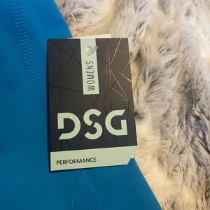 new never worn dsg leggings,high rise,7/8 tight,pool side blue,sits at waisted